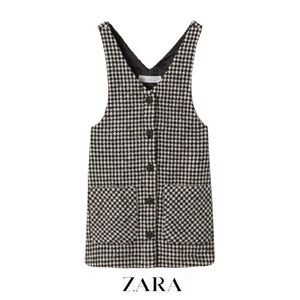 Zara Girl Houndstooth Dress